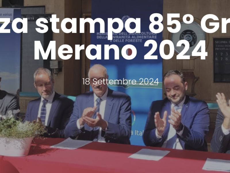 ITALIA. Si è svolta la conferenza stampa per la presentazione del Gp Merano. Il super week end da sabato 28, mercoledì la dichiarazione dei partenti dell’ex lotteria